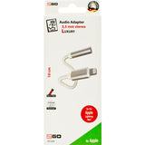 2go Audio Adaptador "Luxury" Lightning - 3,5mm Hchse