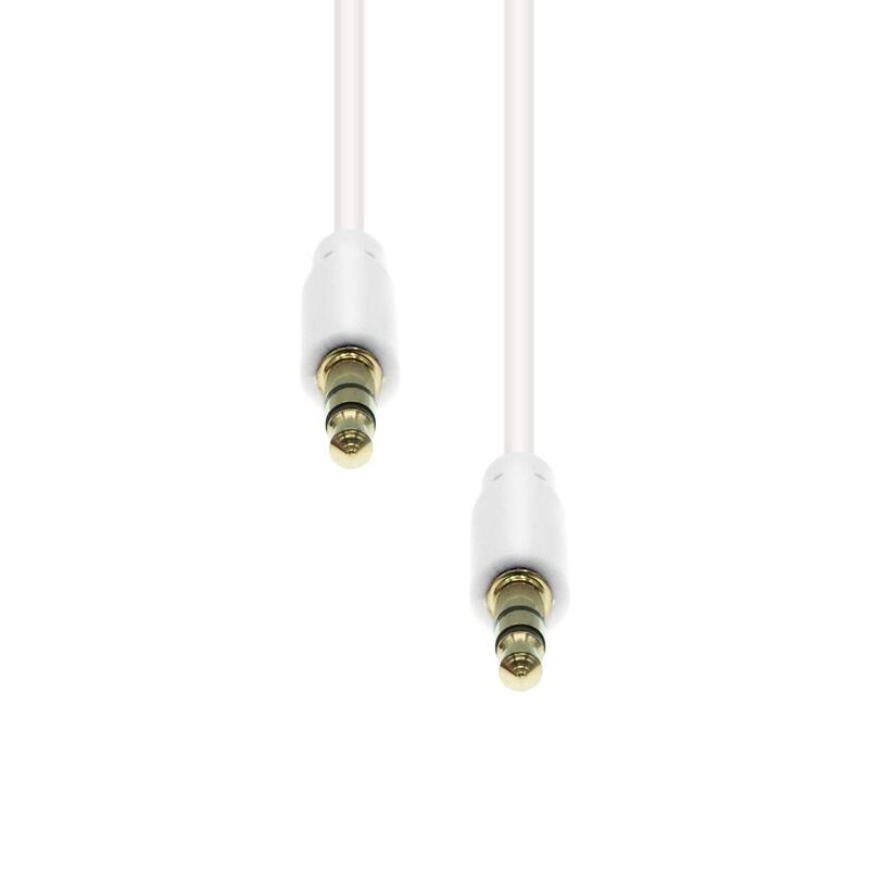3-Pin Slim Cable M-M White 10m
