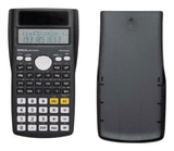 Maul Msc 240 Eco Calculadora De Escritorio Solar, Calculadora Científica Con Pantalla De Dos Líneas, 80% Plástico Reciclado, Negro, 16,1 X 8,5 X 2,1 Cm Para Oficina, Taller, Escuela