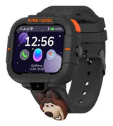Smartwatch Infantil Elari Kidphone Mb Pantalla Táctil Gps Nano Sim Pantalla Cuadrada 320x380 Diseño Masha Y El Oso Negro