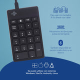 EAN 8719274491439 - R-Go Tools RGOCONMWDBL teclado numérico Universal USB imagen 7