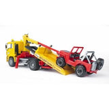 EAN 4001702027506 - BRUDER MAN TGA Breakdown truck with cross country vehicle imagen 3