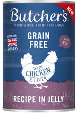 Comida Húmeda Para Perros Butcher'S Original Recipe In Jelly Chicken  400g