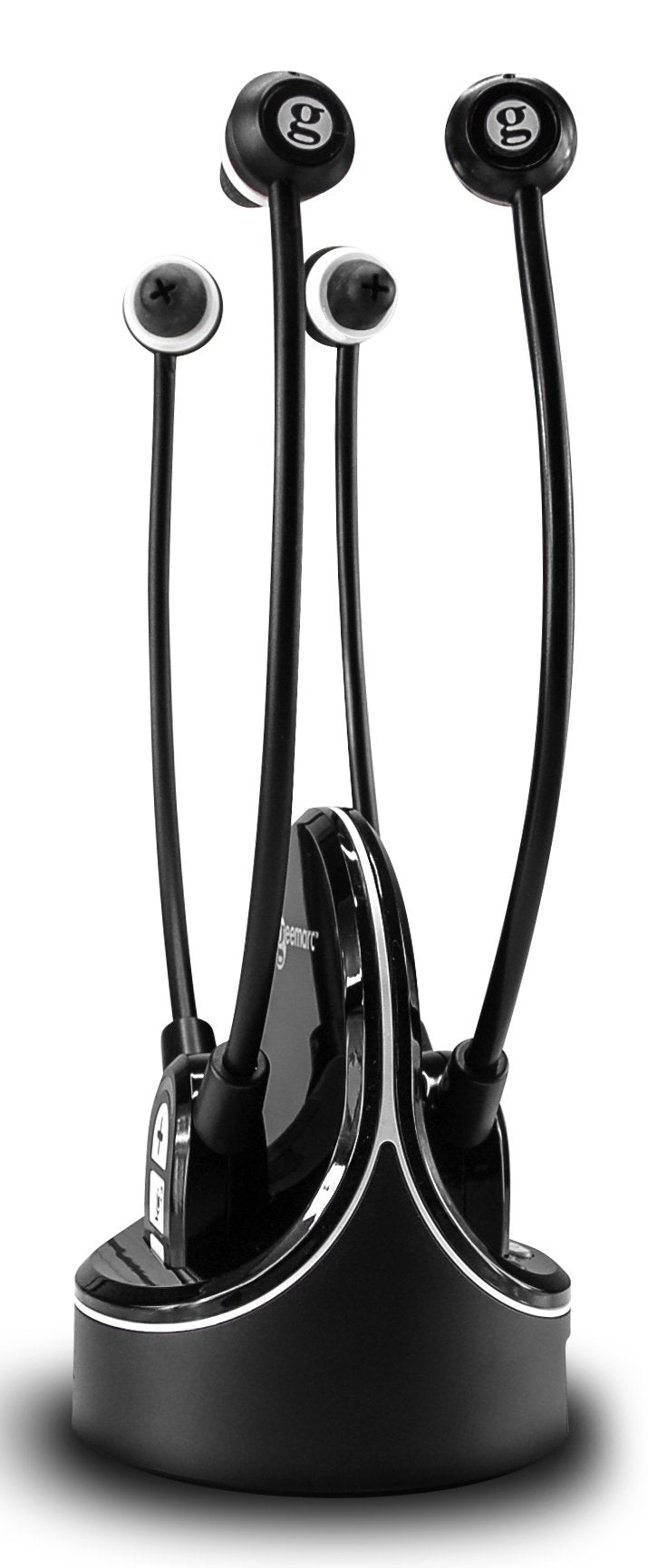 Geemarc Cl 7370-2 Opti Duo-Pack Tv-Kopfhörer Mit Optischem Anschluss