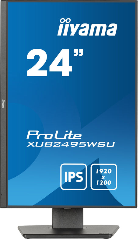 EAN 4948570123827 - iiyama ProLite XUB2495WSU-B7 pantalla para PC 61 cm (24") 1920 x 1200 Pixeles 4K Ultra HD LED Negro imagen 2