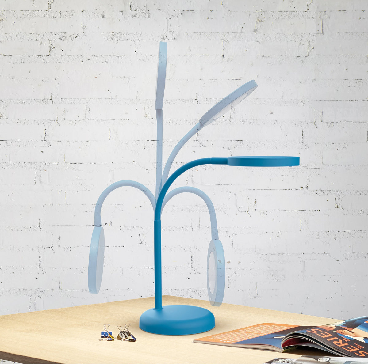 Led-Lámpara De Escritorio 5 W Azul