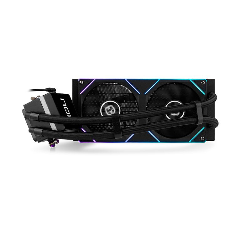 Refrigeracion Liquida Cpu Nox Hummer M-240 240mm Lcd Magnetico Argb Negro