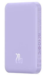 EAN 6932172636203 - Baseus P10022107513-00 batería externa 5000 mAh Cargador inalámbrico Púrpura imagen 1