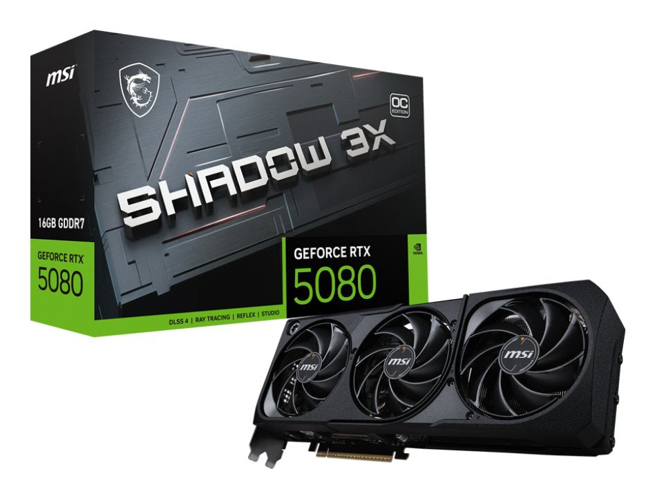 Msi Geforce Rtx 5080 16g Shadow 3x Oc Bulk Pack