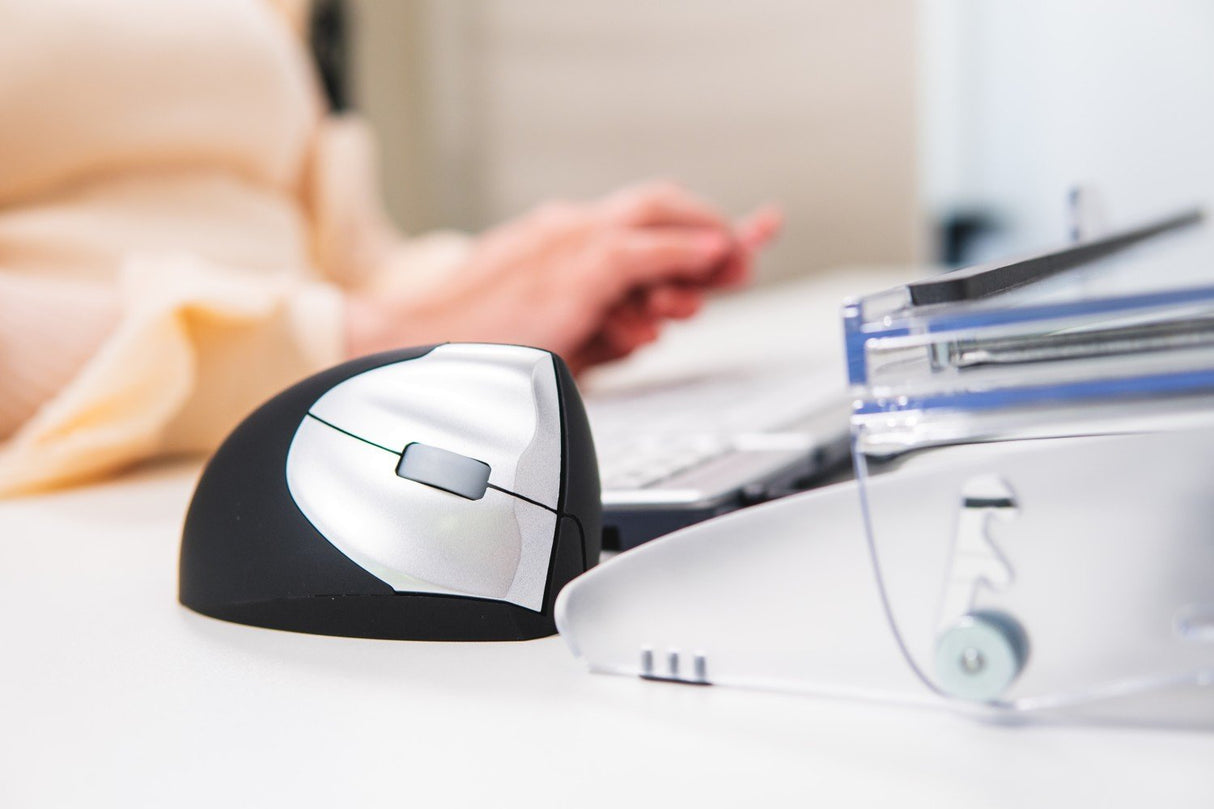 Bakkerelkhuizen Handshake Mouse Inalámbrico Para Zurdos