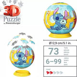 Puzzle Ravensburger 3d Ball Disney Stitch 72 Parts 11596