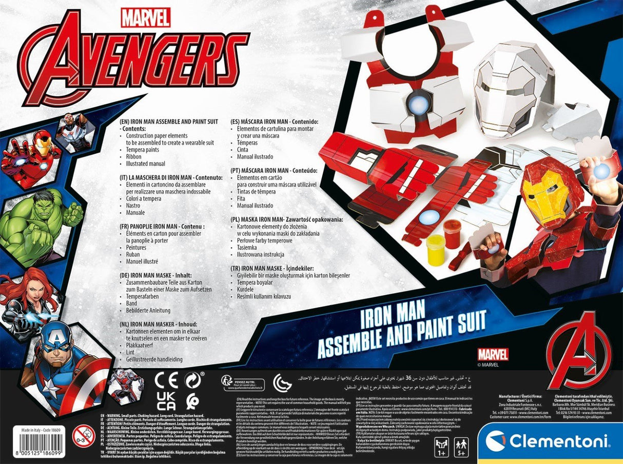 Mascara Iron Man Vengadores Avengers Marvel