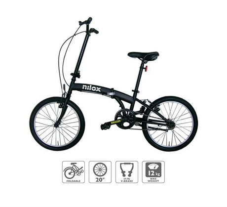 EAN 8051122172474 - Nilox X0 Bicicleta urbana Acero Negro imagen 5