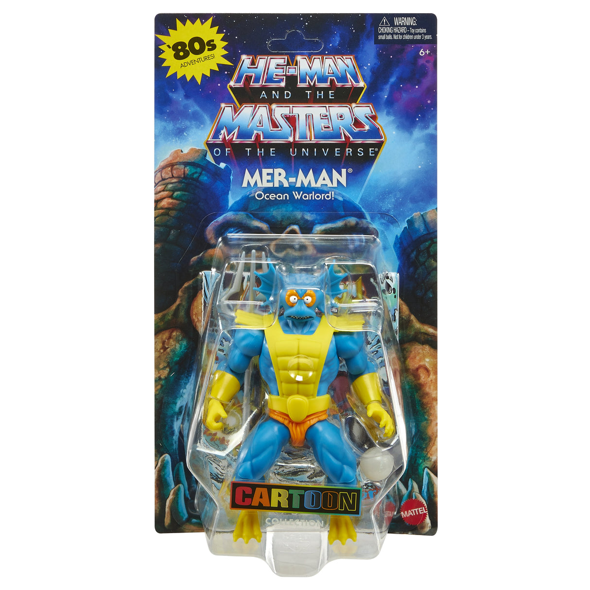 Figura De Juguete Mattel Masters Of The Universe Origins Cartoon Collection Mer-Man   Hyd31