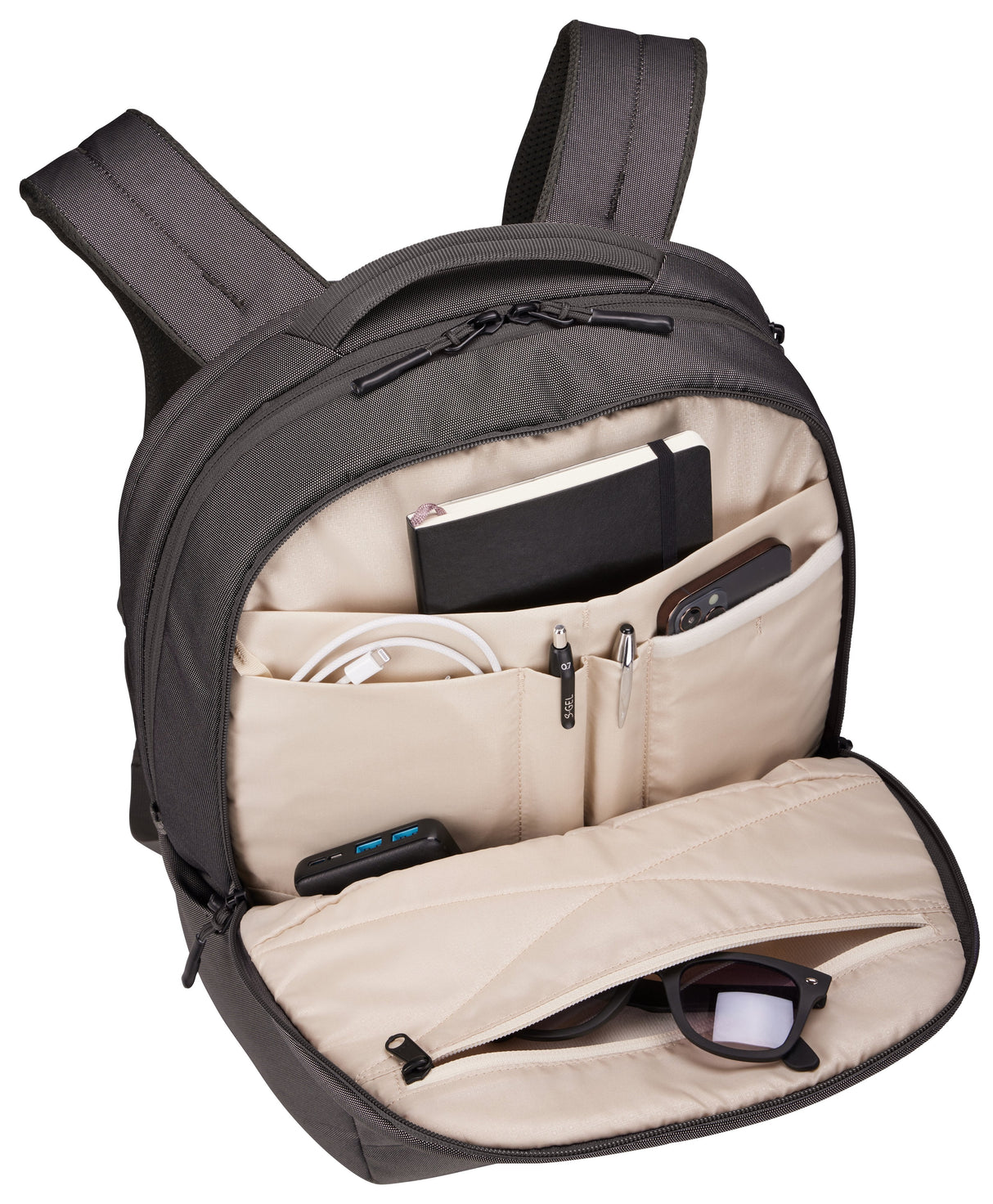 Mochila  Thule Subterra 10.9" 2 Tslb417 Vetiver Gray  Informal Gris Poliéster