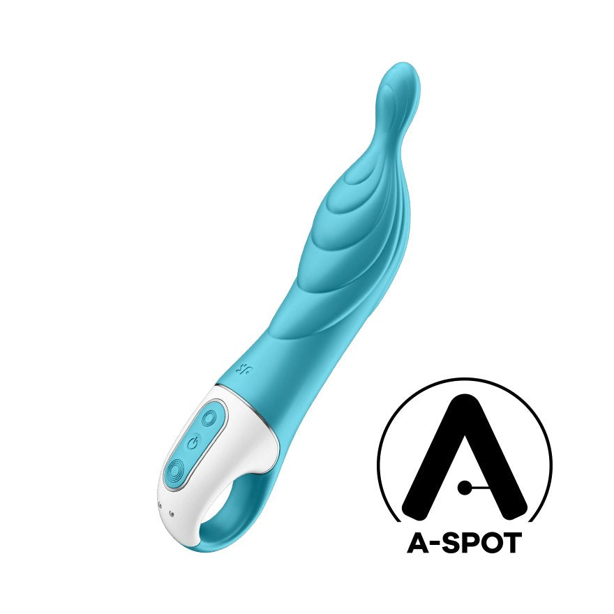 Plug  Anal  Satisfyer A-Mazing 2 Vibrador Punto A - Turquesa