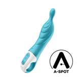 Plug  Anal  Satisfyer A-Mazing 2 Vibrador Punto A - Turquesa