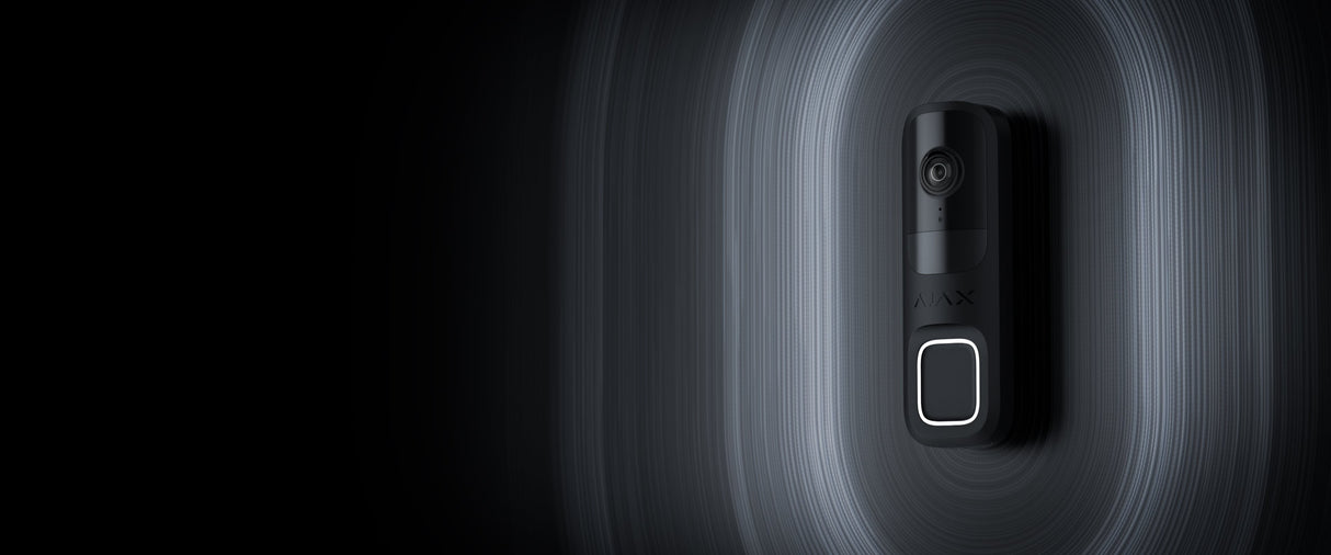 Video Doorbell/Black 66391 Ajax