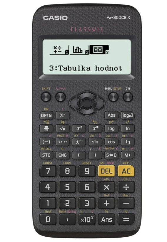 Calculadora Científica Casio Fx-350cex, 379 Funciones, 77x166mm, Negra