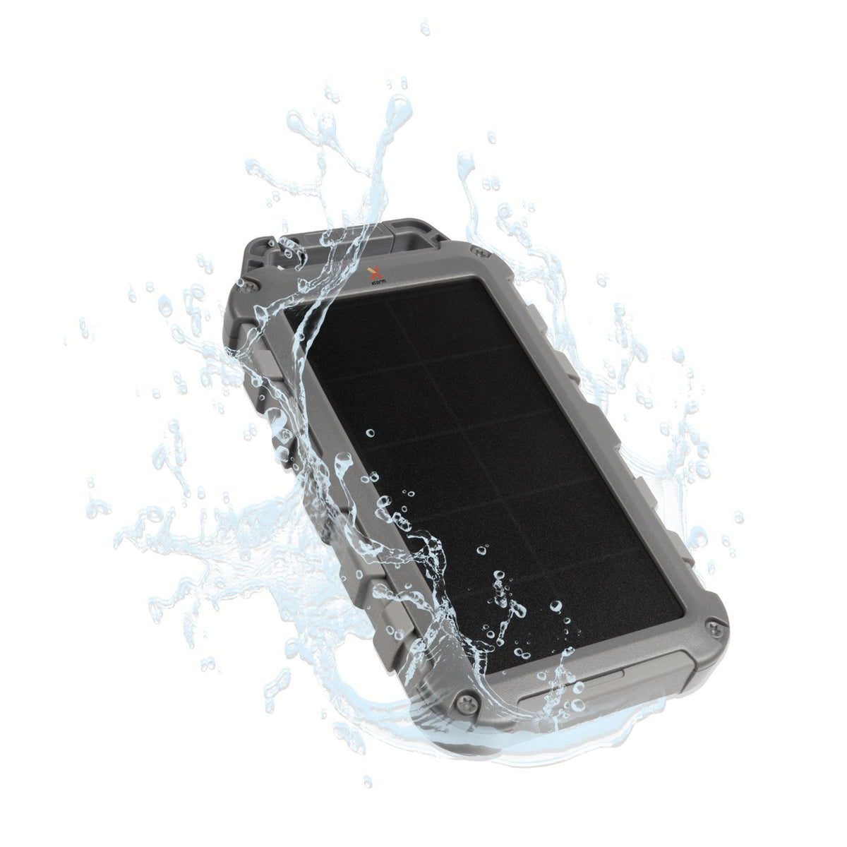 Powerbank Solar 10000mah Xtorm Fs405 Gris Oscuro Y Azul