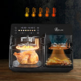 Extralink Home Air Fryer 10l (6l+4l) Eu Sj-1000 2500w