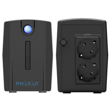 EAN 5605922001866 - Phasak Ottima sistema de alimentación ininterrumpida (UPS) Línea interactiva 0,66 kVA 380 W 2 salidas AC imagen 2