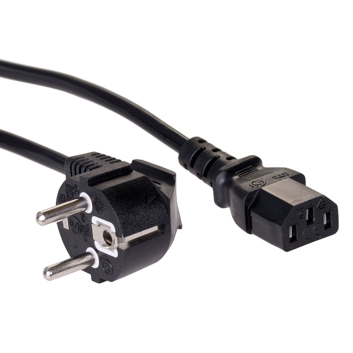 EAN 5901720130884 - Akyga AK-PC-01C Hohe qualität stromkabel, 1,8m für PC, Drucker, Bildschirme schwarz Negro 1,5 m CEE7/7 IE imagen 1