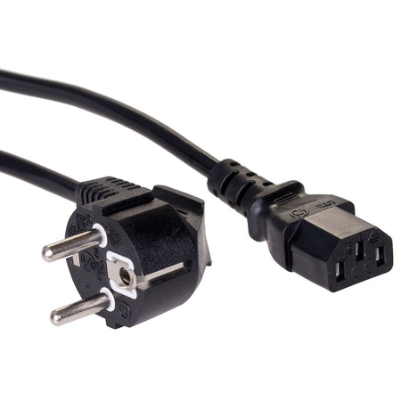 EAN 5901720130884 - Akyga AK-PC-01C Hohe qualität stromkabel, 1,8m für PC, Drucker, Bildschirme schwarz Negro 1,5 m CEE7/7 IE imagen 1