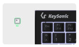Keysonic Tas Ksk-3211elu De Super-Mini Touchpad Negro
