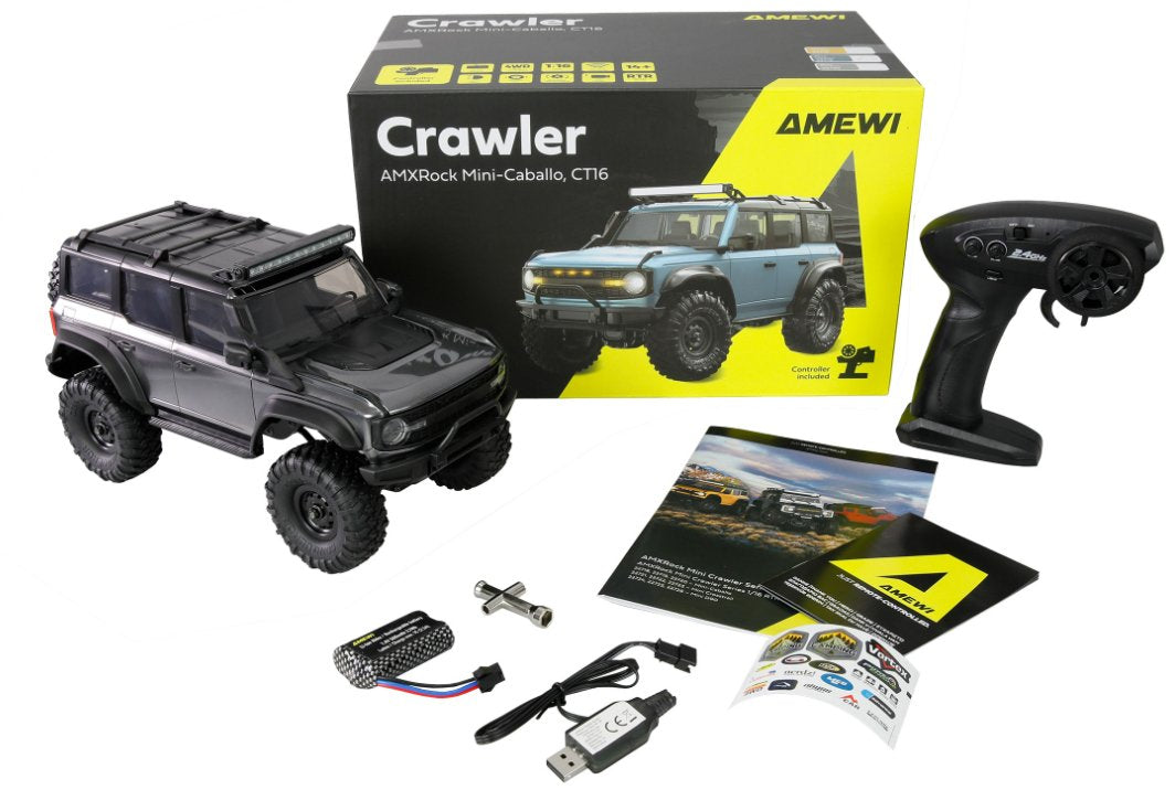 EAN 4262500342721 - Amewi 22720 modelo controlado por radio Camión oruga Motor eléctrico 1:16 imagen 2