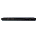 EAN 4052792048469 - LogiLink UA0302 base para portátil y replicador de puertos USB 3.2 Gen 1 (3.1 Gen 1) Type-C Aluminio, Neg imagen 5