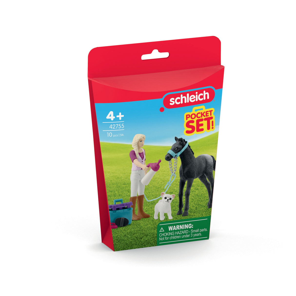Schleich Horse Club Set De Cuidado Para Potros, Construcción De Juegos   42755