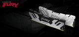 Kingston Fury Dimm 24 Gb Ddr5-8000, Ram Plateado/Negro, Kf580c38rs-24, Renegade, Intel Xmp Kf580c38rs-24