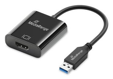 EAN 4260664877783 - MediaRange MRCS232 adaptador de cable de vídeo 0,2 m USB tipo A HDMI Negro imagen 1