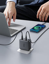 Ugreen Usb-A+3xusb-C 100w Gan Tech Cargador Rápido De Pared Ue Negro