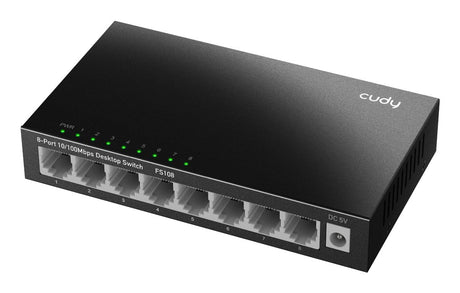 EAN 6971690793418 - Cudy FS108 switch No administrado Fast Ethernet (10/100) Negro imagen 2