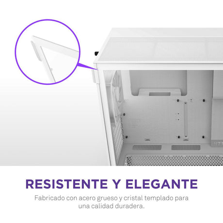 EAN 5056547205861 - NZXT H5 Flow RGB Midi Tower Blanco imagen 17