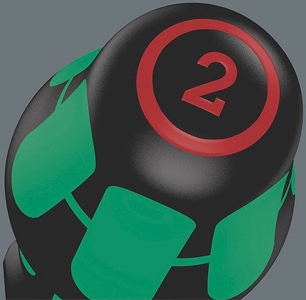 Wera 9650 Juego De Destornilladores Kraftform Con Banda Magnética, 9 Piezas 5051012001