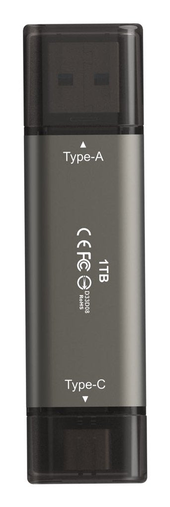 EAN 4711430805955 - Team Group X2 MAX 1 TB USB Type-A / USB Type-C 3.2 Gen 2 (3.1 Gen 2) Gris imagen 4