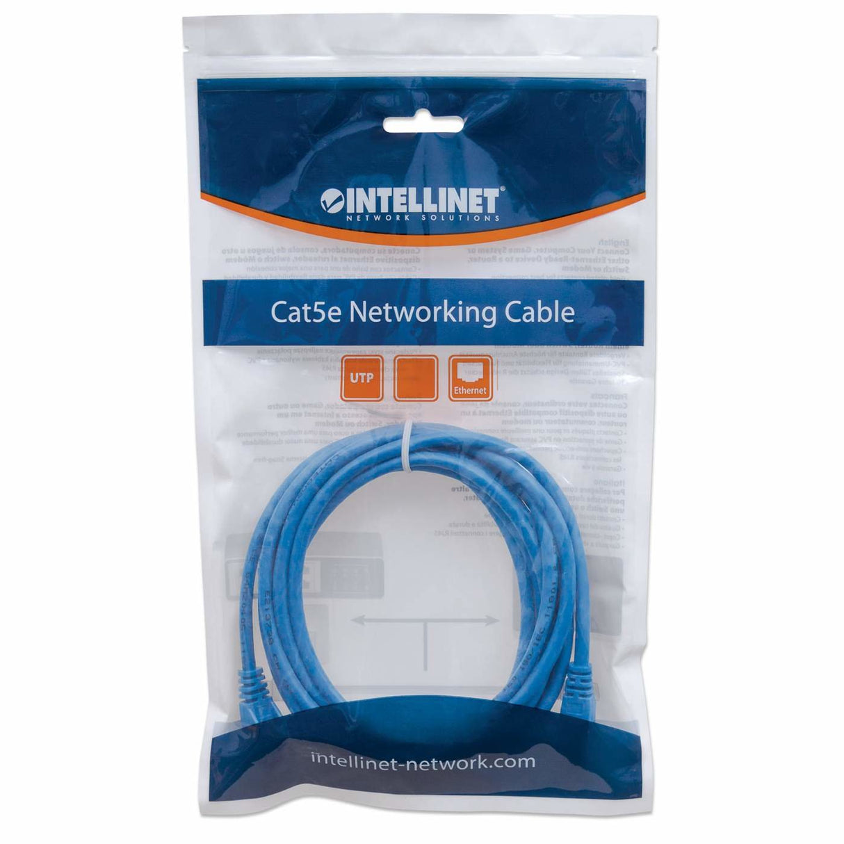 EAN 0766623342575 - Intellinet 342575 cable de red Azul 1 m U/UTP (UTP) imagen 2