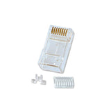 Lindy Rj-45 Connector, 10pk Conector Rj-45 8-Pin Cat.6 Transparente