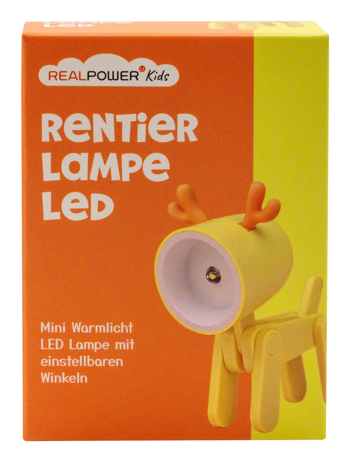 Lámpara De Mesa Realpower 486315  Led Naranja, Amarillo