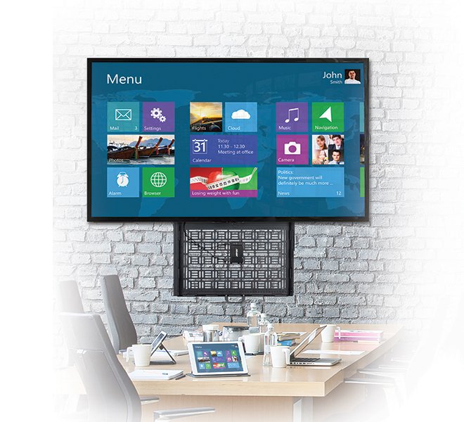 Soporte B-Tech Bt8226 Para Monitor 165,1 Cm [65] Negro Pared