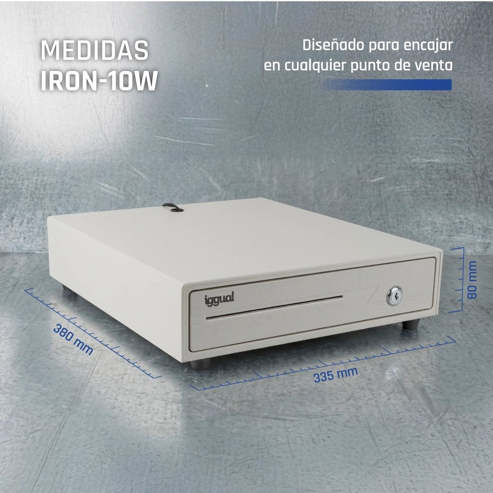 EAN 8435364315316 - iggual IRON-10W Cajón de efectivo electrónico imagen 10