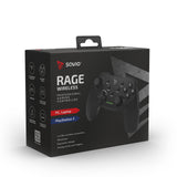 EAN 5901986046899 - Savio RAGE WIRELESS - gamepad - tradlo Negro USB Analógico PC, Playstation 3 imagen 9