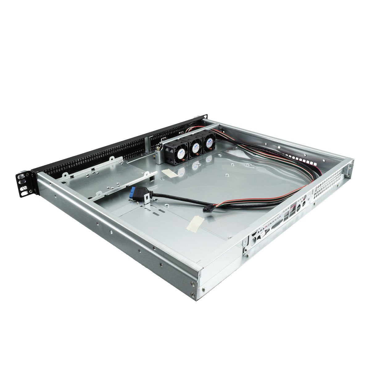 Caja Pc Unykach 19 1u 1029 Silver Black 1 Usb 3.0 1 Usb 2.0 51916