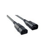 Bachmann 356.119 Cable De Transmisión Negro 0,5 M C14 Acoplador C13 Acoplador