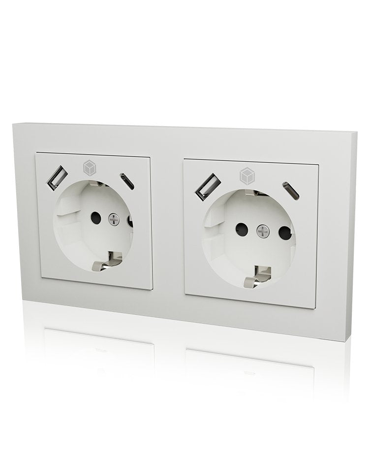 EAN 4250078172758 - ICY BOX IB-MPS4200W-PD toma de corriente Type F + USB A + USB C Blanco imagen 2