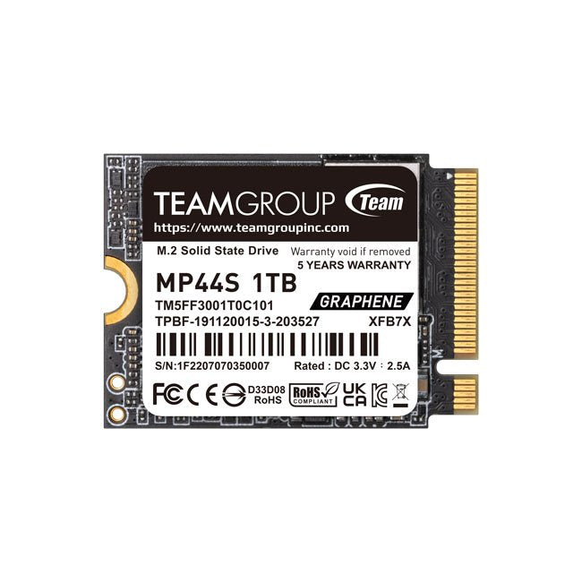 EAN 4711430800141 - Team Group MP44S 1 TB M.2 PCI Express 4.0 NVMe imagen 1