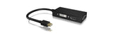 EAN 4250078165651 - ICY BOX IB-AC1032 Mini DisplayPort DVI-D + VGA (D-Sub) + HDMI Negro imagen 3